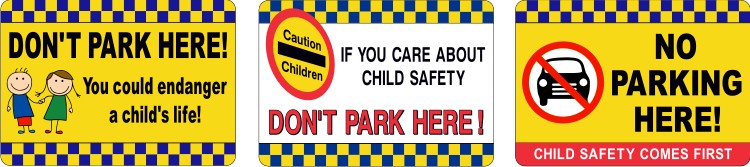 school no parking safety signs signs 4 schools