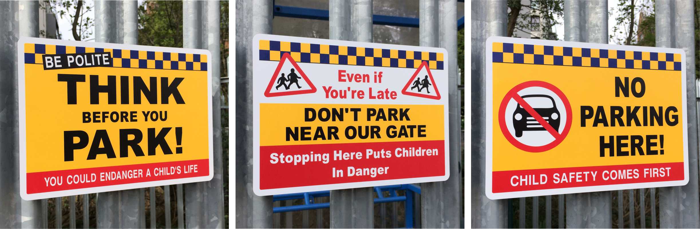 School No Parking Safety Signs