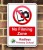 School No Filming Zone Signs