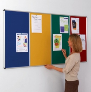 Shield Multi-Bank Notice Boards - Signs 4 Schools